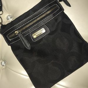 Black Coach Crossbody Purse